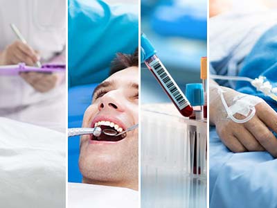 اصلی ترین پوشش های بیمه مربوط به کلیه خدمات درمانی، آزمایشگاهی، طبی، تشخیصی، کلینیکی و پاراکلینیکی است.